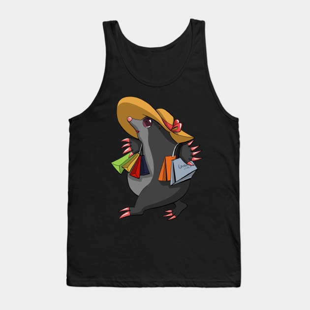 Shopping mole Tank Top by Simmerika